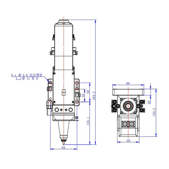 Лазерная головка WSX NC30C 1